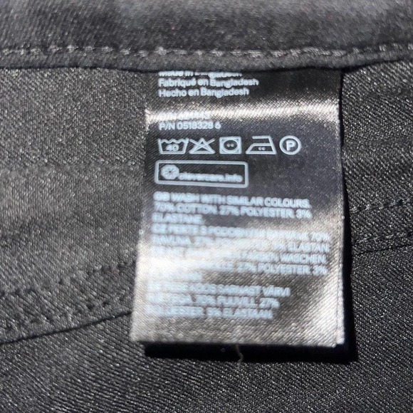 Chico's Women's Black Comfort Black Waist Ankle Pants Relaxed Casual EveryDay - Picture 7 of 8